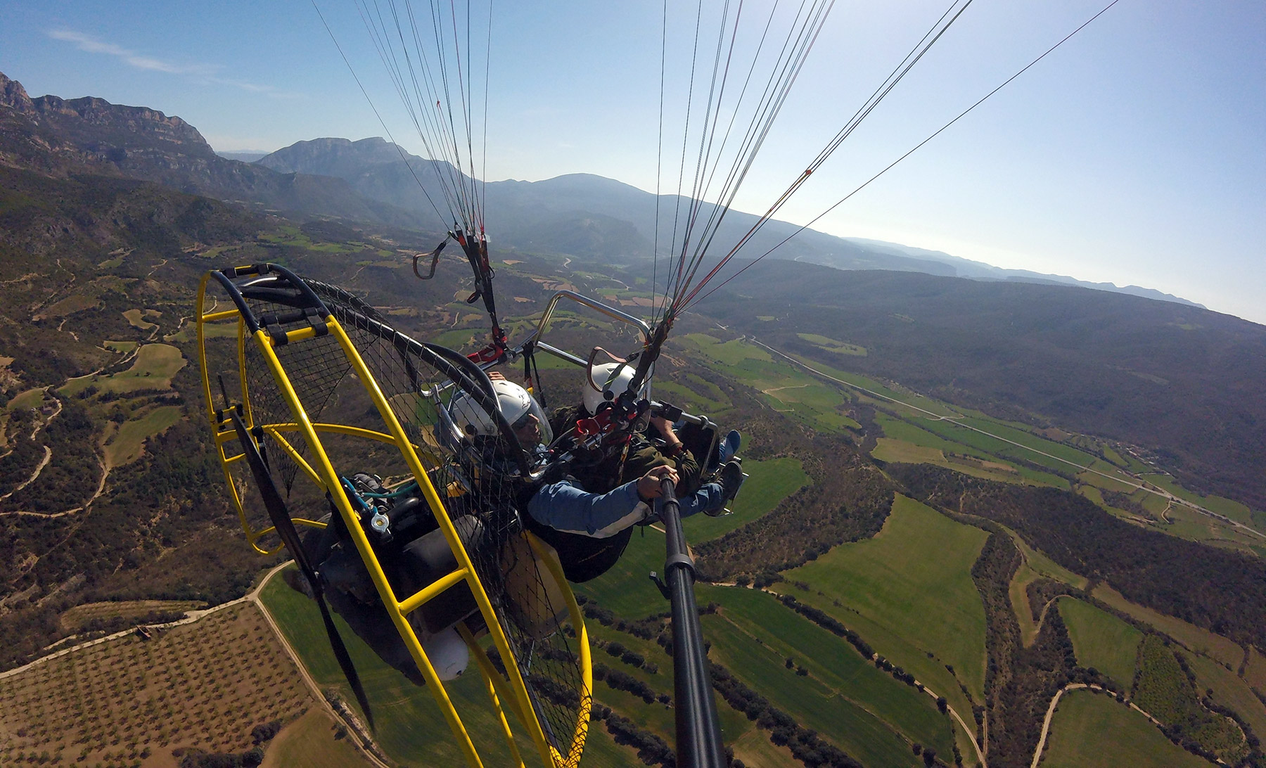 Paramotor en Vall de Ager