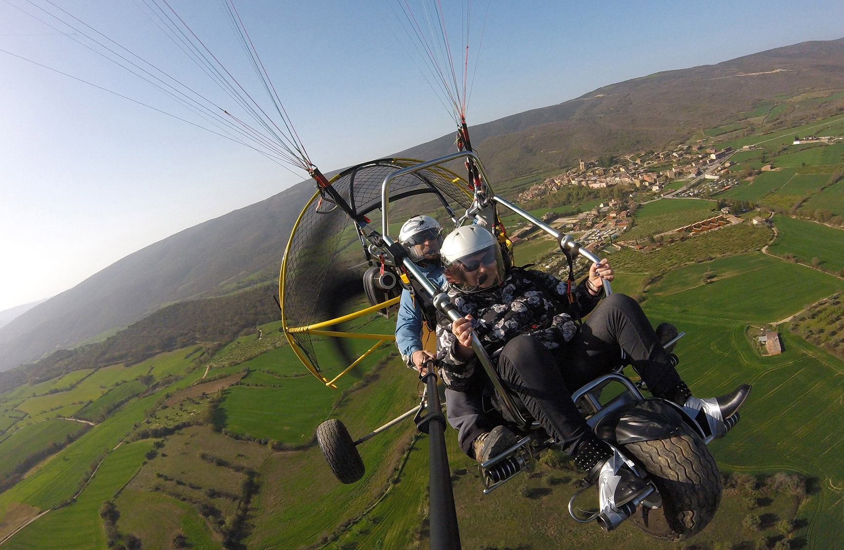 Paramotor en Vall de Ager